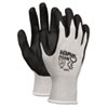 Economy Foam Nitrile Gloves, Small, Gray/Black, 12 Pairs