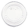 <strong>Dart®</strong><br />Portion/Souffle Cup Lids, Fits 3.25 oz to 9 oz Cups, Clear, 125/Pack, 20 Packs/Carton