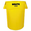 <strong>Rubbermaid® Commercial</strong><br />Vented Round Brute Container, 44 gal, Plastic, Yellow