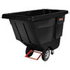 <strong>Rubbermaid® Commercial</strong><br />Rotomolded Tilt Truck, 202 gal, 450 lb Capacity, Plastic, Black