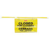 <strong>Rubbermaid® Commercial</strong><br />Site Safety Hanging Sign, 50 x 1 x 13, Multi-Lingual, Yellow