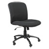 Uber Big/tall Series Mid Back Chair, Fabric, Supports Up To 500 Lb, 18.5" To 22.5" Seat Height, Black
