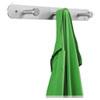 <strong>Safco®</strong><br />Nail Head Wall Coat Rack, Three Hooks, Metal, 18w x 2.75d x 2h, Satin