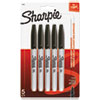 <strong>Sharpie®</strong><br />Fine Tip Permanent Marker, Fine Bullet Tip, Black, 5/Pack