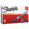<strong>Sharpie®</strong><br />Fine Tip Permanent Marker, Fine Bullet Tip, Blue, Dozen