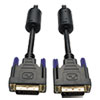 Dvi Dual Link Cable, Digital Tmds Monitor Cable, Dvi-D (m/m), 6 Ft., Black