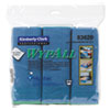 Microfiber Cloths, Reusable, 15 3/4 X 15 3/4, Blue, 6/pack