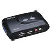 <strong>Tripp Lite</strong><br />Compact USB KVM Switch with Audio and Cable, 2 Ports