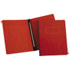 Heavyweight PressGuard and Pressboard Report Cover w/Reinforced Side Hinge, 2-Prong Metal Fastener, 3" Cap, 8.5 x 11,  Red