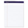 Legal Ruled Pads, Narrow Rule, 50 White 8.5 x 11.75 Sheets, 4/Pack
