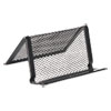 <strong>Universal®</strong><br />Mesh Metal Business Card Holder, Holds 50 2.25 x 4 Cards, 3.78 x 3.38 x 2.13, Black
