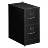 <strong>Alera®</strong><br />Two-Drawer Economy Vertical File, 2 Letter-Size File Drawers, Black, 15" x 25" x 28.38"