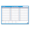 <strong>AT-A-GLANCE®</strong><br />90/120-Day Undated Horizontal Erasable Wall Planner, 36 x 24, White/Blue Sheets, Undated