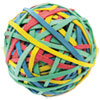 Rubber Band Ball, 3" Diameter, Size 32, Assorted Colors, 260/Pack