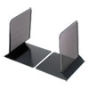 Metal Mesh Bookends, Nonskid, 5.38 x 5.38 x 6.75, Black, 1 Pair