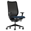 <strong>HON®</strong><br />Nucleus Series Work Chair, ilira-Stretch M4 Back, Supports Up to 300 lb, 17" to 22" Seat Height, Navy Seat/Back, Black Base