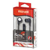 <strong>Maxell®</strong><br />B-13 Bass Earbuds with Microphone, 52" Cord, Black