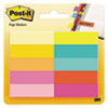 <strong>Post-it®</strong><br />Page Flag Markers, Assorted Bright Colors, 50 Sheets/Pad, 10 Pads/Pack