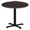 <strong>Alera®</strong><br />Reversible Laminate Table Top, Round, 35.5" Diameter, Espresso/Walnut