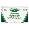 <strong>Crayola®</strong><br />Crayons and Markers Combo Classpack, Eight Colors, 256/Set