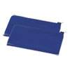 <strong>Universal®</strong><br />Zippered Wallets/Cases, Leatherette PU, 11 x 6, Blue, 2/Pack