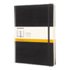 Classic Colored Hardcover Notebook, 1 Subject, Narrow Rule, Black Cover, 10 x 7.5, 192 Sheets