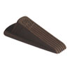 <strong>Master Caster®</strong><br />Big Foot Doorstop, No-Slip Rubber, 2.25w x 4.75d x 1.25h, Brown, 12/Box