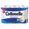 <strong>Cottonelle®</strong><br />Clean Care Bathroom Tissue, Septic Safe, 1-Ply, White, 170 Sheets/Roll, 12 Rolls/Pack