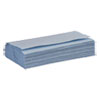 Windshield Paper Towels, 9.13 x 10.25, Blue, 250/Pack, 9 Packs/Carton