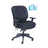 Cosset Ergonomic Task Chair, Supports Up to 275 lb, 19.5" to 22.5" Seat Height, Black