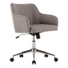 <strong>Alera®</strong><br />Alera Captain Series Mid-Back Chair, Supports Up to 275 lb, 17.5" to 20.5" Seat Height, Gray Tweed Seat/Back, Chrome Base