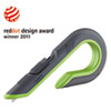 <strong>slice®</strong><br />Box Cutters, Double Sided, Replaceable, 1.29" Stainless Steel Blade, 7" Nylon Handle, Gray/Green