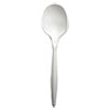 <strong>Boardwalk®</strong><br />Mediumweight Polypropylene Cutlery, Soup Spoon, White, 1000/Carton