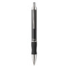 Client Ballpoint Pen, Retractable, Medium 1 Mm, Black Ink, High-Gloss Black/chrome Barrel