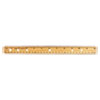 <strong>Charles Leonard®</strong><br />Beveled Wood Ruler w/Single Metal Edge, 3-Hole Punched, Standard/Metric, 12" Long, Natural, 36/Box