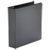 <strong>Universal®</strong><br />Economy Round Ring View Binder, 3 Rings, 2" Capacity, 11 x 8.5, Black