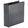 <strong>Universal®</strong><br />Economy Round Ring View Binder, 3 Rings, 3" Capacity, 11 x 8.5, Black