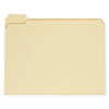 Top Tab Manila File Folders, 1/5-Cut Tabs: Assorted, Letter Size, 0.75" Expansion, Manila, 100/Box