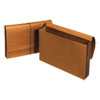 Extra Wide Expanding Wallets, 5.25" Expansion, 1 Section, Legal Size, Redrope