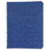 Pressboard Report Cover, Two-Piece Prong Fastener, 3" Capacity, 8.5 x 11, Dark Blue/Dark Blue