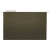 Hanging File Folders, Legal Size, 1/3-Cut Tab, Standard Green, 25/box