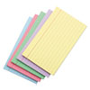 <strong>Universal®</strong><br />Index Cards, Ruled, 5 x 8, Assorted, 100/Pack
