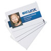 <strong>SICURIX®</strong><br />SICURIX Blank ID Card, 2 1/8 x 3 3/8, White, 100/Pack