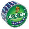 Colored Duct Tape, 3" Core, 1.88" X 10 Yds, Blue/pink Whale Of Time