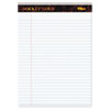 Docket Gold Ruled Perforated Pads, Wide/Legal Rule, 50 White 8.5 x 11.75 Sheets, 12/Pack