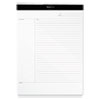 FocusNotes Legal Pad, Meeting-Minutes/Notes Format, 50 White 8.5 x 11.75 Sheets