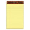 "The Legal Pad" Ruled Perforated Pads, Narrow Rule, 50 Canary-Yellow 5 x 8 Sheets, Dozen