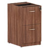 <strong>Alera®</strong><br />Alera Valencia Series Full Pedestal File, Left/Right, 2 Legal/Letter-Size File Drawers, Modern Walnut, 15.63" x 20.5" x 28.5"