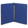 PRESSTEX Report Cover with Tyvek Reinforced Hinge, Side Bound, Two-Piece Prong Fastener, 3" Capacity, 8.5 x 11, Dark Blue