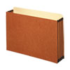 FILE CABINET POCKETS, 3.5" EXPANSION, LEGAL SIZE, REDROPE, 10/BOX